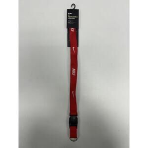 Nike Detachable Lanyard Red with White Logo